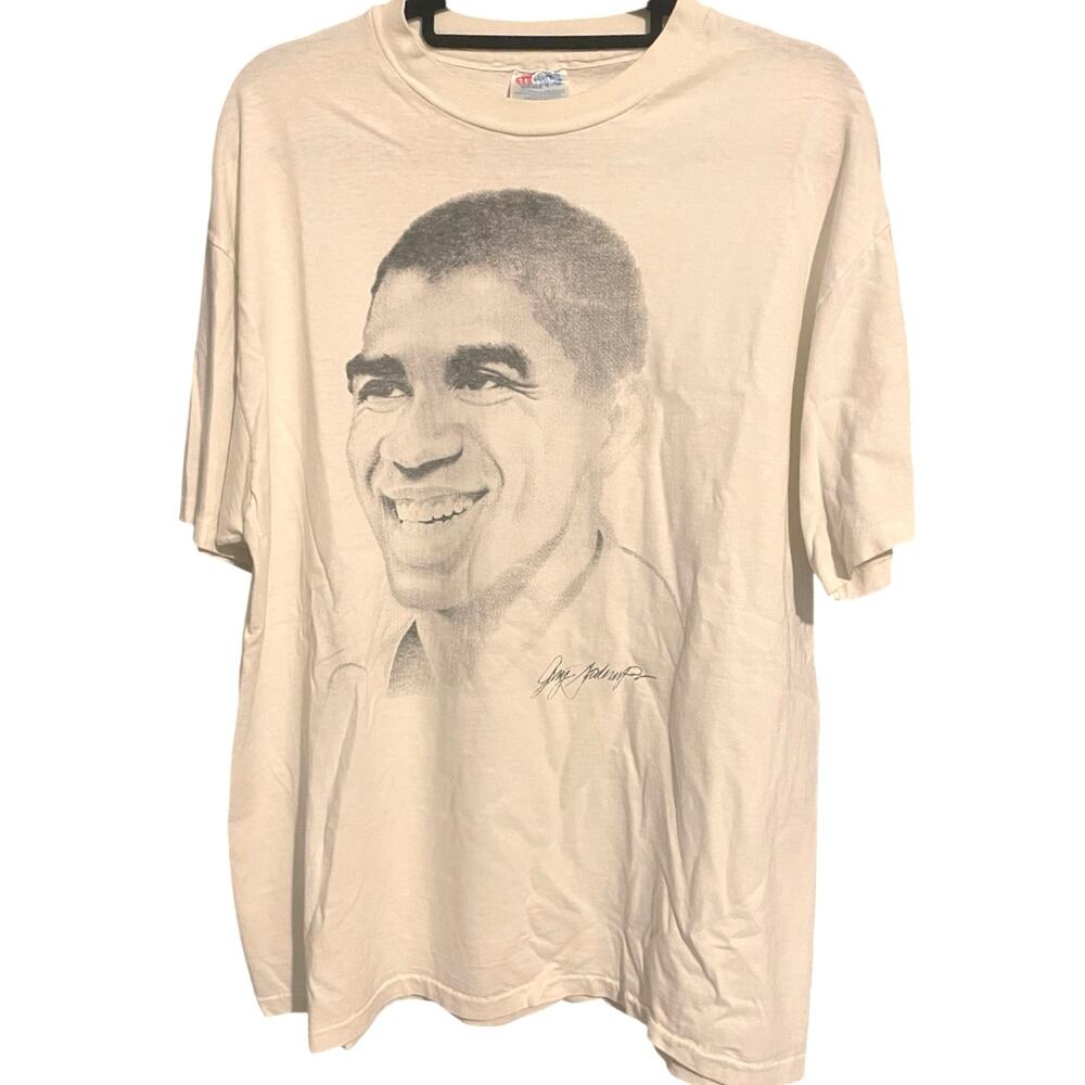 Vintage 90s Magic Johnson Portrait Single Stitch Shirt Adult XL
